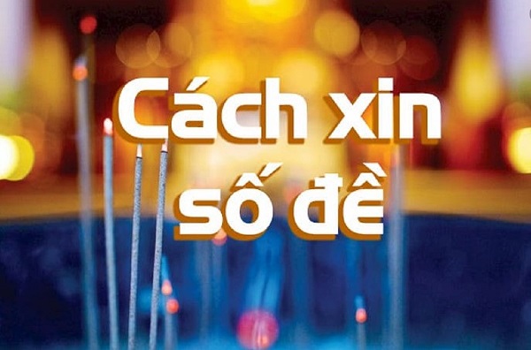 cách xin số đề